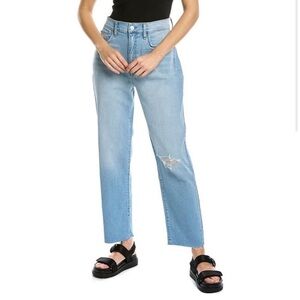 NWOT HUDSON Kass Jeans High-Rise Straight Ankle Jeans